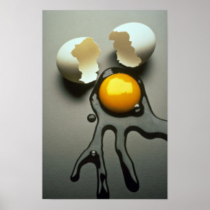 Póster Delicious Broken egg