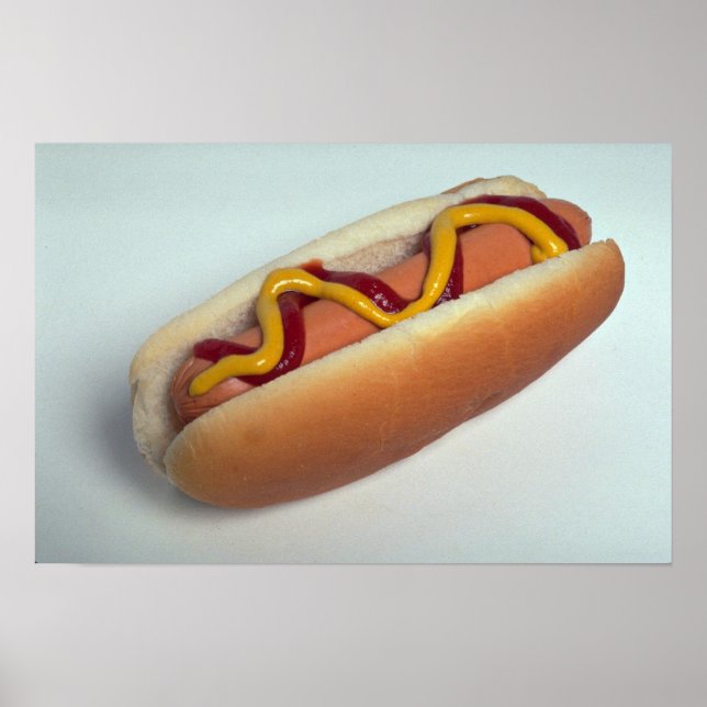Póster Delicious Hot dog (Frente)
