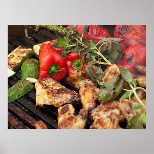 Póster Deliciuos bbq (Frente)