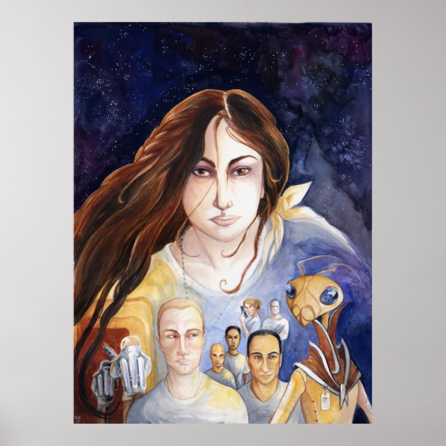 Póster Delimita el Poster de Marines Espaciales (Frente)