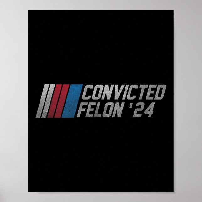 Póster Delincuente convicto de 202418  (Frente)