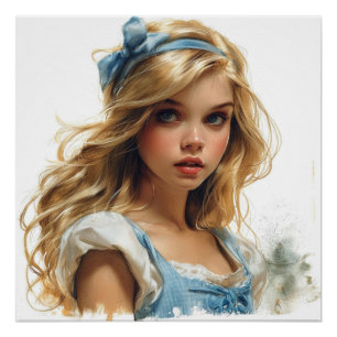 Póster Delirio caprichoso del País de las Maravillas de A