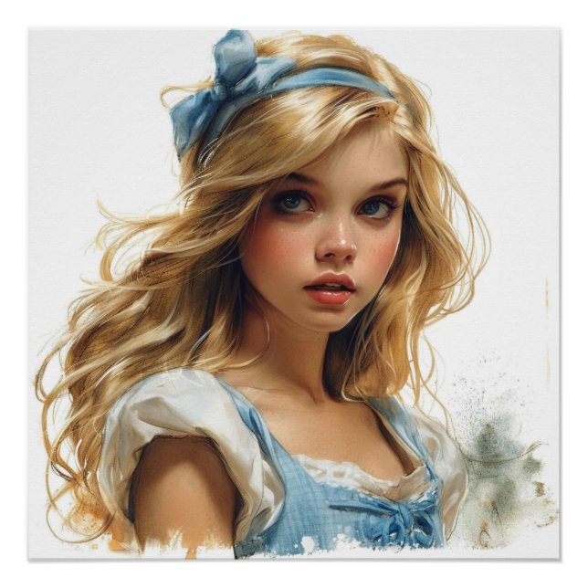 Póster Delirio caprichoso del País de las Maravillas de A (Anverso)