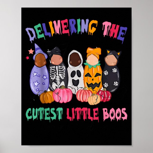 Póster Delivering The Cutest Boos Labor And Delivery Hall (Frente)