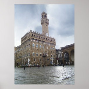 Póster Della Signoria, poster de la plaza de Florencia