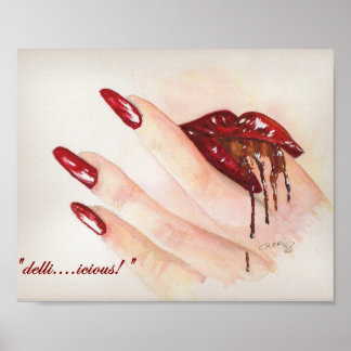 Póster "delli...Impresión de 8" x 10"