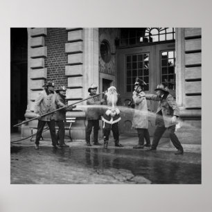 Póster Delousing Santa Claus, 1921