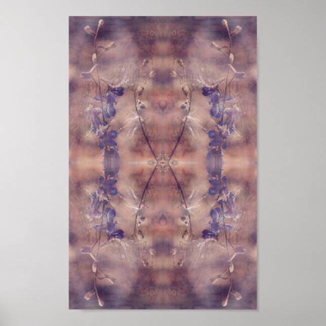 Póster Delphinium Delight (Frente)