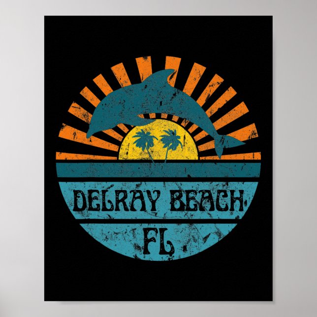 Póster Delray Beach  (Frente)