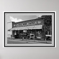 Delta Blues Club B&W vintage Photo 13 x 19