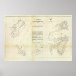 Póster Delta del Misisipi