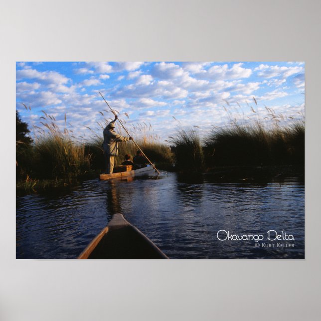 Póster Delta del Okavango (Frente)
