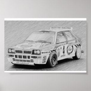 Póster Delta Integrale de Lancia