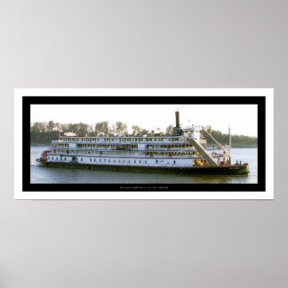 Póster Delta Queen Riverboat