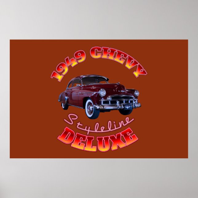 Póster Deluxe de Styleline Chevy 1949 (Frente)