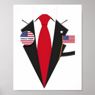 Póster Demanda Donald Trump y veta disfraz de Halloween 1