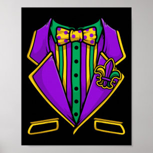 Póster Demanda Mardi Gras Tuxedo para New Orleans Disstum