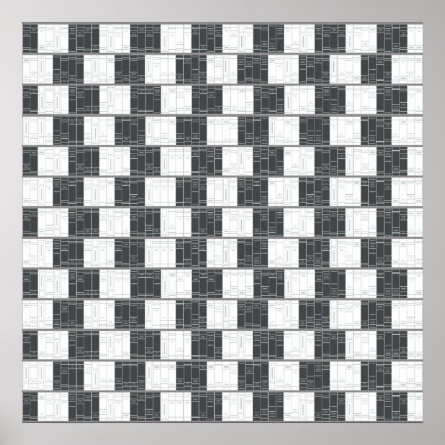 Póster Demasiada lectura dañará tu visión... (Frente)