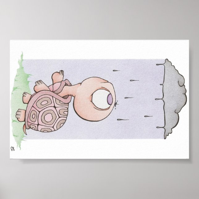 Póster demasiada lluvia (Frente)