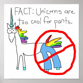 Póster Demasiado Guay para los pantalones