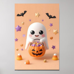 Póster Demasiado lindo para hablar: Poster fantasma adora