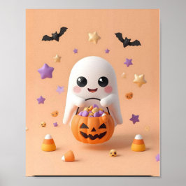 Póster Demasiado lindo para hablar: Poster fantasma adora