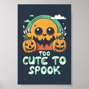 Póster Demasiado lindo para hablar: un Poster de Hallowee