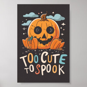 Póster Demasiado lindo para hablar: un Poster de Hallowee