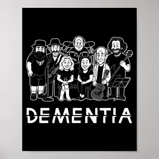 Póster Dementia New Black _1  (Frente)