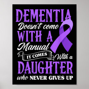 Póster Dementia No Viene Con Un Manual Viene Con Un