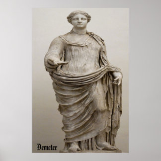 Póster Demeter / Diosa griega /