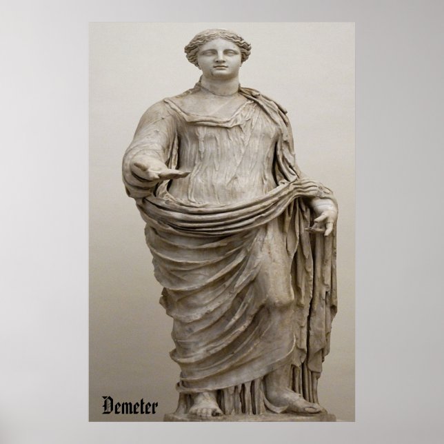 Póster Demeter / Diosa griega / (Frente)