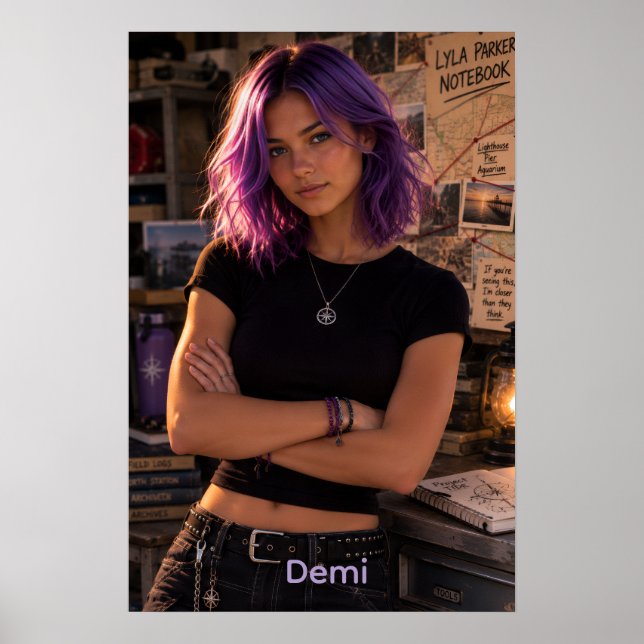 Póster Demi (Frente)