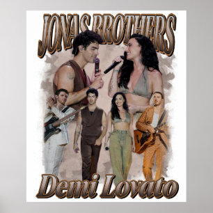 Póster Demi Lovato Jonas Brother