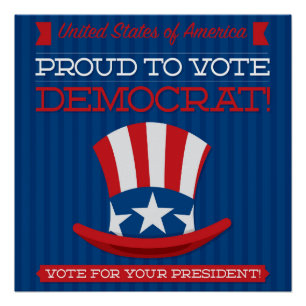 Póster Demócrata