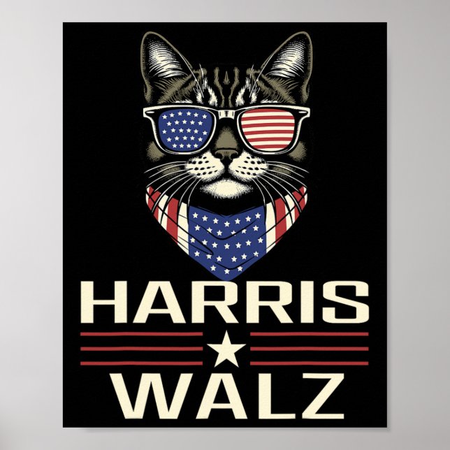 Póster Demócrata de Kamala Harris Wheimer 2024 (Frente)