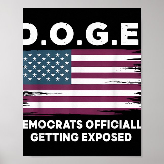 Póster Demócratas de Doge Expuestos Oficialmente _3 (Frente)