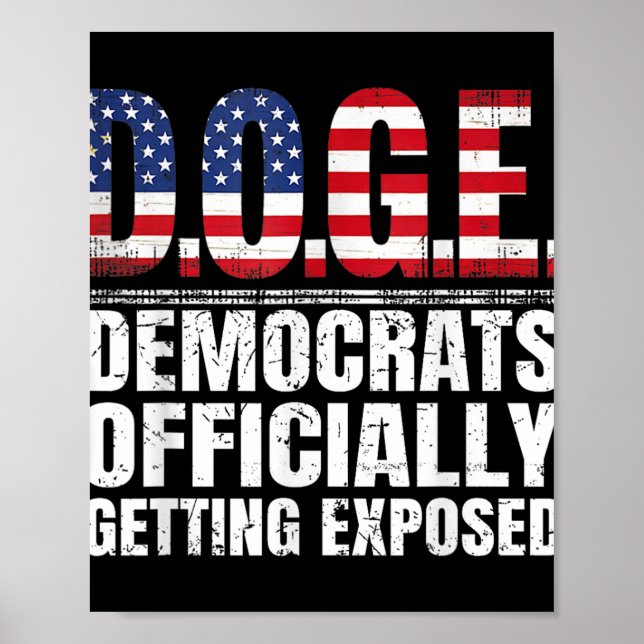 Póster Demócratas de Doge Expuestos Oficialmente _4 (Frente)
