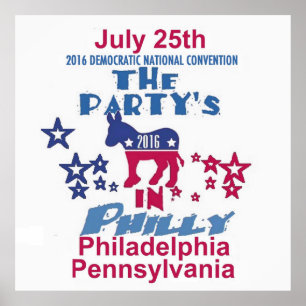 Póster Democratic Convention