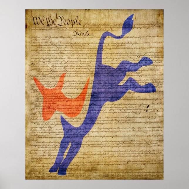 Póster Democratic Party (Frente)