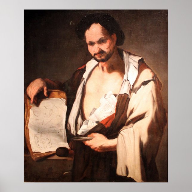 Póster Democrito (Frente)