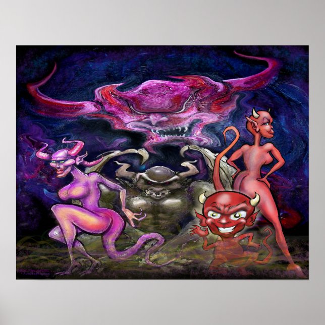 Póster Demon Dance (Frente)