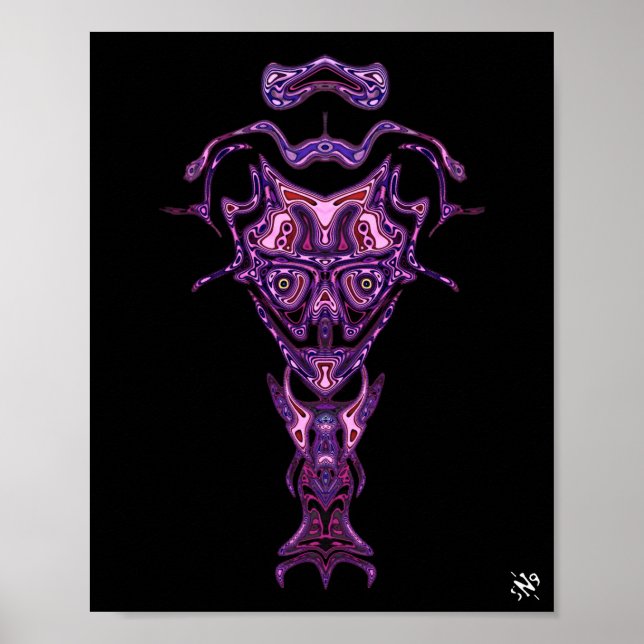 Póster Demon del busto del Underworld v1 (Frente)