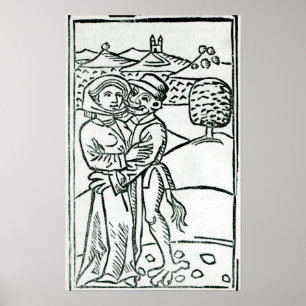 Póster Demon haciendo el amor a una bruja