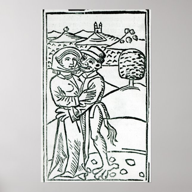 Póster Demon haciendo el amor a una bruja (Frente)