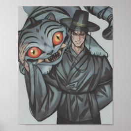 Póster Demon Hunters - Jinu