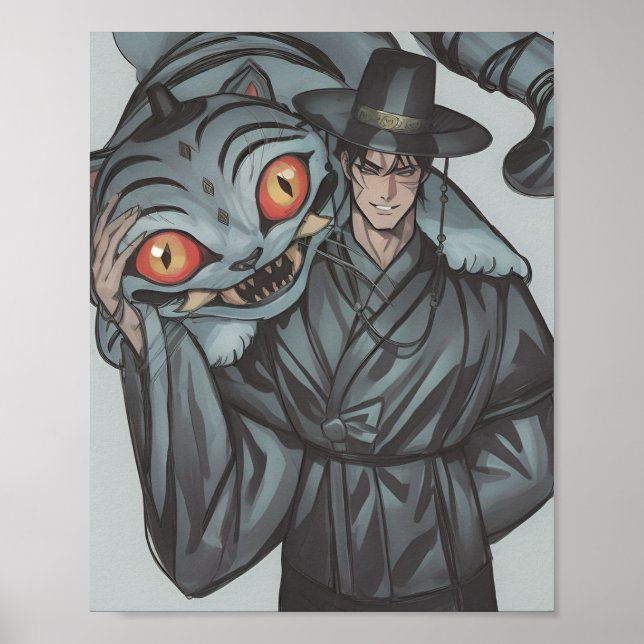 Póster Demon Hunters - Jinu (Frente)