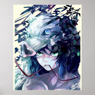 Póster Demon Slayer Inosuke