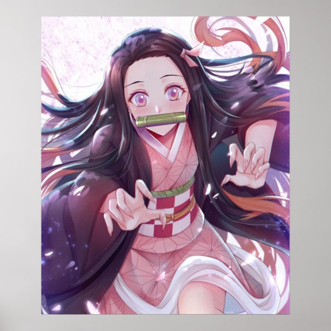 Póster Demon Slayer Nezuko Kamado (Frente)
