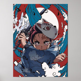 Póster Demon Slayer Tanjiro